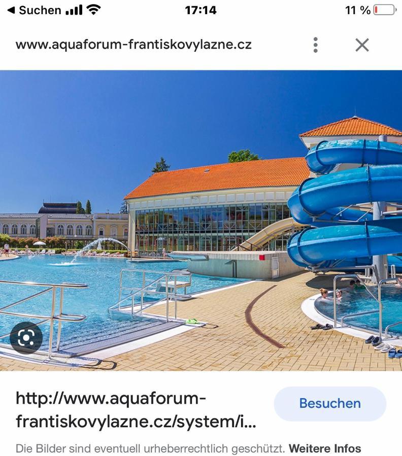 Penzion U Modreho Slona Frantiskovy Lazne Exterior photo